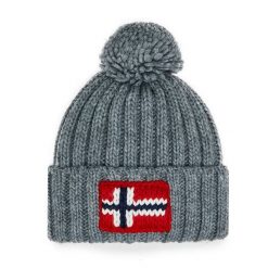 Czapka Napapijri. Szare czapki i kapelusze męskie Napapijri, na zimę, bez wzorów. Za 219.99 zł.