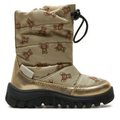 Śniegowce Naturino. Brązowe śniegowce dziewczęce Naturino, bez zapięcia. Za 529.99 zł.