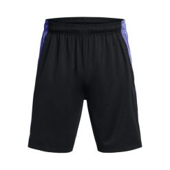 Spodnie treningowe męskie Under Armour SZORTYUATECHVENTSHORT1376955004. Czarne spodnie sportowe męskie Under Armour, m, bez wzorów, z elastanu. Za 127.99 zł.