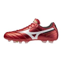 Buty piłkarskie Mizuno Morelia II Pro FG. Białe buty sportowe męskie Mizuno, bez zapięcia, do piłki nożnej. Za 359.99 zł.