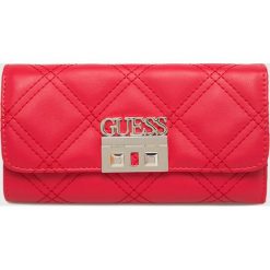Guess Jeans - Portfel. Czerwone portfele damskie Guess Jeans, z jeansu. Za 279.90 zł.