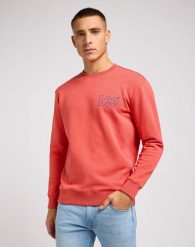 LEE WOBBLY SWS MĘSKA BLUZA NIEROZPINANA LOGO POPPY 112349356 L81M015640. Bluzy męskie Lee, l, bez wzorów, bez kaptura. Za 159.99 zł.