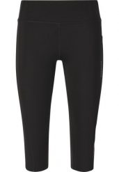 Damskie legginsy 3/4 Endurance Strong. Czarne legginsy sportowe damskie Endurance, bez wzorów, z materiału, do biegania. Za 150.00 zł.