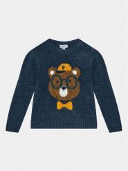 OVS Sweter 1895314 Granatowy Regular Fit. Niebieskie swetry dla chłopców OVS, bez wzorów, z syntetyku, bez kołnierzyka, bez kaptura. Za 109.99 zł.