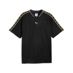 Bawełniana koszulka Puma Cat Logo. Czarne koszulki sportowe męskie Puma, xl, bez wzorów, z bawełny, bez kołnierzyka, bez ramiączek, do piłki nożnej. Za 180.50 zł.
