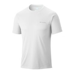 Koszulka trekkingowa męska Columbia Zero Rules. Czarne koszulki sportowe męskie Columbia, m, bez wzorów, bez kołnierzyka, bez ramiączek, trekkingowe. Za 99.99 zł.