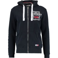 Superdry TRACKSTER Bluza rozpinana truest navy. Kardigany męskie Superdry., z bawełny. Za 389.00 zł.