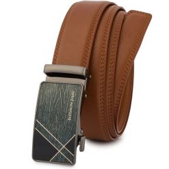Pasek skórzany BELTIMORE r.95-110 cm A46 brązowy. Brązowe paski damskie bez wzorów. Za 71.49 zł.