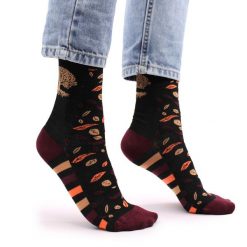 Skarpetki bambusowe Hop Hare - Drzewo Życia. Brązowe skarpety damskie HAPPY HOP, bez wzorów, z elastanu. Za 29.99 zł.