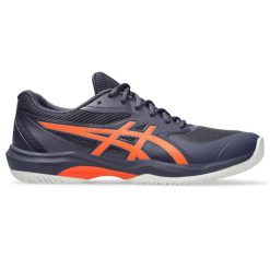 Buty do tenisa Asics Game FF. Brązowe buty sportowe męskie Asics, bez zapięcia, tenisowe. W wyprzedaży za 345.00 zł.
