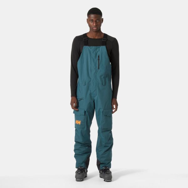 Spodnie narciarskie z szelkami i kieszenią cargo Helly Hansen Sogn. Zielone spodnie snowboardowe męskie Helly Hansen, m, bez wzorów, narciarskie. Za 1,037.00 zł.
