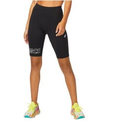 Spodenki sportowe damskie Asics Noosa Sprinter Short. Czarne szorty sportowe damskie Asics, xs, bez wzorów, z elastanu, sportowe, do biegania. Za 129.99 zł.