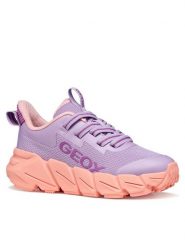 Geox Sneakersy J Flexyper Fast Girl J55N5A 0149J C8R7Q S Fioletowy. Fioletowe buty sportowe dziewczęce Geox, bez wzorów, z materiału, bez zapięcia. Za 249.99 zł.