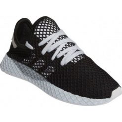 Czarne Buty adidas Originals Deerupt Runner W EE5778. Czarne obuwie sportowe damskie Adidas, bez wzorów, z materiału, Adidas Advantage. W wyprzedaży za 439.00 zł.