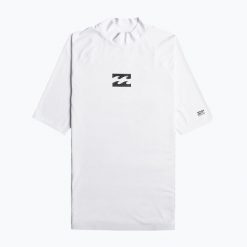 Koszulka do pływania Billabong Waves All Day. Białe koszulki sportowe męskie Billabong, na lato, m, bez wzorów, z elastanu, bez kołnierzyka, bez ramiączek, do pływania. Za 114.25 zł.