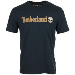 T-Shirt Kennebec River Linear Logo Rozmiar M Niebieski - TB0A5UPQ433. Niebieskie t-shirty męskie Timberland, m, bez wzorów, z bawełny, bez kołnierzyka. Za 143.00 zł.