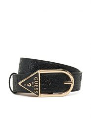 Guess Pasek Damski BW9223 P5235 Czarny. Czarne paski damskie Guess, z aplikacjami, ze skóry. Za 164.99 zł.