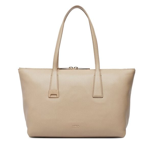 Torebka Furla. Brązowe torebki do ręki damskie Furla, bez wzorów, bez dodatków. Za 1,529.00 zł.