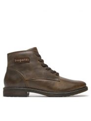 Bugatti Kozaki BUGATTI-3117823L1000 6100 DARK BROWN Brązowy. Brązowe kozaki męskie Bugatti, ze skóry. Za 569.99 zł.