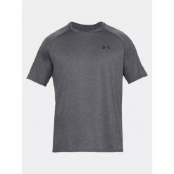 Koszulka fitness męska Under Armour Tech 2.0. Szare koszulki sportowe męskie Under Armour, m, bez wzorów, z poliesteru, bez kołnierzyka, bez ramiączek, na fitness i siłownię. Za 78.99 zł.