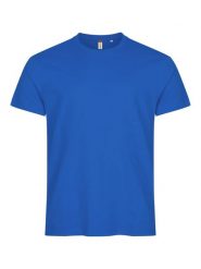 Clique Basic-T T-shirt męska dopasowany krój – royal blue. Niebieskie t-shirty męskie CLIQUE, m, bez wzorów, z bawełny, bez kołnierzyka. Za 82.69 zł.