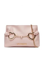 LOVE MOSCHINO Torebka JC4034PP1MLB0601 Różowy. Czerwone torebki do ręki damskie Love Moschino, bez wzorów, ze skóry, wizytowe, bez dodatków. Za 449.99 zł.