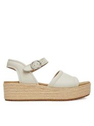 Timberland Espadryle Santorini Sun TB0A4168ETD1 Écru. Sandały damskie Timberland, bez wzorów, ze skóry, bez obcasa, bez zapięcia. Za 299.99 zł.