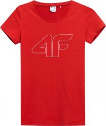 4f T-Shirt 4F H4L22-TSD353 62S H4L22-TSD353 62S czerwony XS. Czerwone t-shirty damskie 4f, l, bez wzorów, bez kołnierzyka. Za 40.60 zł.