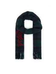 Polo Ralph Lauren Szalik 449P20247001 Granatowy. Niebieskie rękawiczki męskie Polo Ralph Lauren, bez wzorów, z wełny. Za 1,199.00 zł.