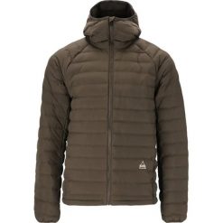 Kurtka z kapturem SOS Furano. Brązowe kurtki męskie SOS, m, bez wzorów, z puchu, z kapturem, narciarskie. Za 635.50 zł.