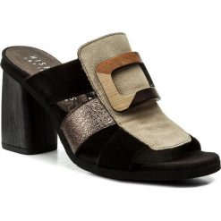 Klapki HISPANITAS - Togo CHV86729 Black/Antracita. Czarne klapki damskie Hispanitas, z materiału. W wyprzedaży za 259.00 zł.