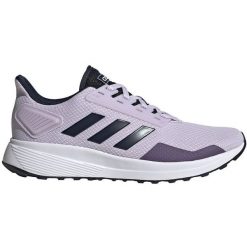 Buty damskie adidas Duramo 9 do biegania. Fioletowe obuwie sportowe damskie Adidas, bez wzorów, z materiału, do biegania. Za 187.99 zł.