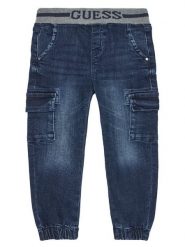 Guess Jeansy N5YA07 D46T0 Granatowy Regular Fit. Niebieskie jeansy dla chłopców Guess, z bawełny. Za 169.99 zł.