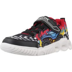 Buty GEOX J WROOM BOY Czarny. Czarne trekkingi męskie Geox, trekkingowe. Za 213.99 zł.