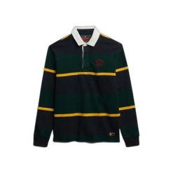 Koszulka polo w paski Superdry Vintage Athletic. Zielone koszulki polo męskie Superdry., m, bez wzorów, eleganckie, bez ramiączek. Za 332.10 zł.