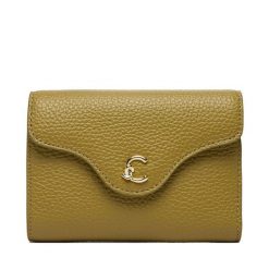 Portfel Coccinelle. Zielone portfele damskie Coccinelle, bez wzorów. Za 649.99 zł.