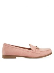 DeeZee Loafersy HXG2106-27 Różowy. Czerwone mokasyny damskie DeeZee, z materiału. Za 89.99 zł.