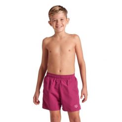 Spodenki plażowe Arena Beach Boxer Solid R junior. Czerwone kąpielówki dla chłopców Arena, bez wzorów. Za 99.99 zł.