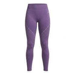 LEGGINSY VANISH BEZ SZWÓW FIOLETOWE DAMSKIE. Fioletowe legginsy damskie Under Armour, m, bez wzorów, z dzianiny. Za 300.50 zł.