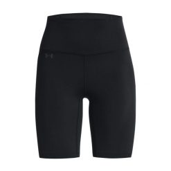 Spodenki fitness damskie Under Armour Motion Bike Short. Czarne obuwie sportowe damskie Under Armour, xs, bez wzorów, sportowe, na fitness i siłownię. Za 159.99 zł.