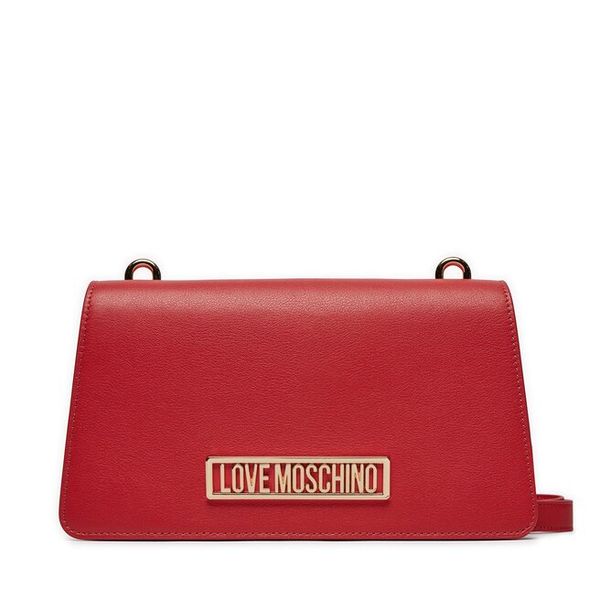 Torebka LOVE MOSCHINO. Czerwone listonoszki damskie Love Moschino, bez wzorów, bez dodatków. Za 759.99 zł.