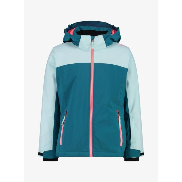 Kurtka dziewczęca CMP Solara. Zielone buty zimowe dziewczęce CMP, bez wzorów, bez zapięcia. Za 277.99 zł.