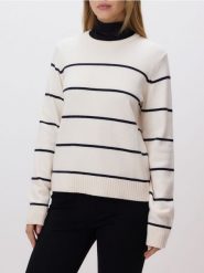 Sweter z wiskozą - wielobarwny. Swetry damskie Reserved, l, bez wzorów, z dzianiny, bez kołnierzyka, bez ramiączek, bez kaptura. Za 99.99 zł.