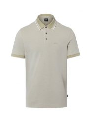 BOSS koszulka polo Mężczyźni Bawełna (100%) zielony, L. Zielone koszulki polo męskie Boss, l, bez wzorów, z bawełny, bez kołnierzyka, bez ramiączek. Za 599.95 zł.