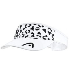 Daszek sportowy damski Head Pro Player Visor. Białe czapki i kapelusze damskie Head, na zimę, bez wzorów, sportowe. Za 65.00 zł.