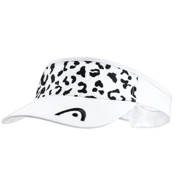 Daszek sportowy damski Head Pro Player Visor. Białe czapki i kapelusze damskie Head, na zimę, bez wzorów, sportowe. Za 65.00 zł.
