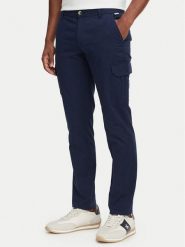 Beverly Hills Polo Club Chinosy P-SS26M -T450311 Granatowy Regular Fit. Niebieskie eleganckie spodnie męskie Beverly Hills Polo Club, m, bez wzorów, z bawełny. Za 194.99 zł.
