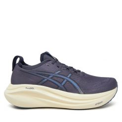 Buty do biegania Asics. Niebieskie buty sportowe męskie Asics, bez zapięcia, do biegania. Za 719.99 zł.