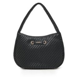 Torebka Guess. Czarne torebki do ręki damskie Guess, z aplikacjami, klasyczne, bez dodatków. Za 369.99 zł.