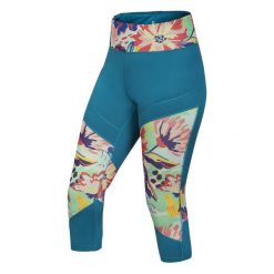 Legging kobieta Ocun Rhea 3/4 bleu. Niebieskie spodnie materiałowe damskie Ocun, xs, bez wzorów. Za 224.50 zł.